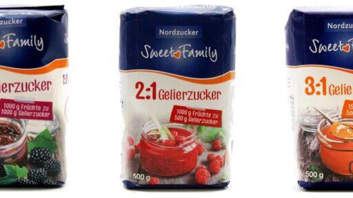 Sie sehen das Titelbild zum Beitrag mit dem Thema: Nordzucker Sweet Family Gelierzucker